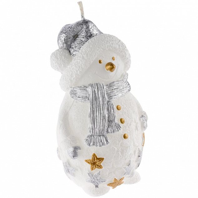 Свеча Christmas Twinkle, снеговик с логотипом  заказать по выгодной цене в кибермаркете AvroraStore