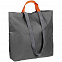 Шопер Sensa, серый с оранжевым с логотипом  заказать по выгодной цене в кибермаркете AvroraStore