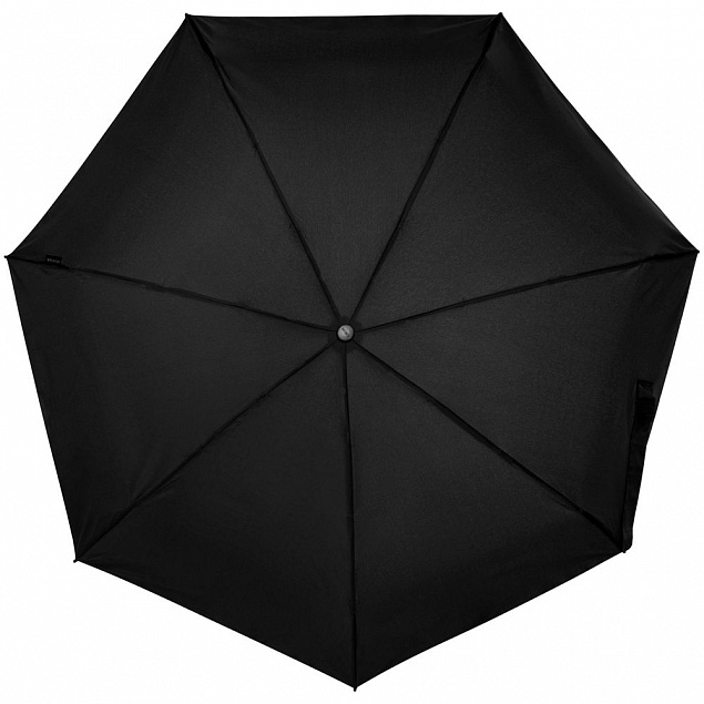 Зонт складной 811 X1 в кейсе, черный с логотипом  заказать по выгодной цене в кибермаркете AvroraStore