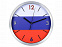 Часы настенные Российский флаг с логотипом  заказать по выгодной цене в кибермаркете AvroraStore