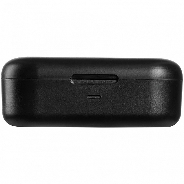 Беспроводные наушники Nextlevel, черные с логотипом  заказать по выгодной цене в кибермаркете AvroraStore