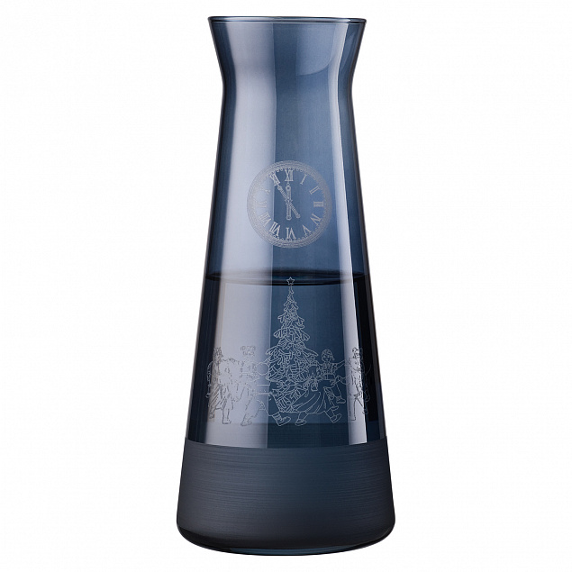 Декантер, Sapphire, 1150 ml, синий с логотипом  заказать по выгодной цене в кибермаркете AvroraStore