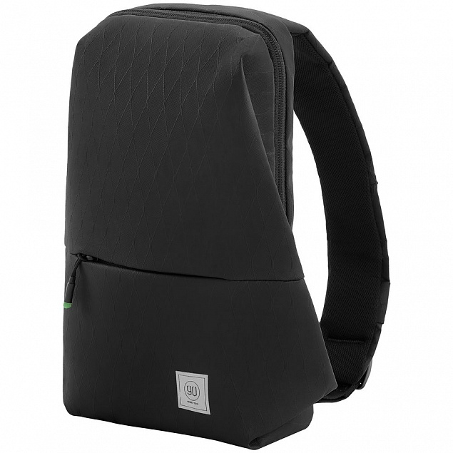 Рюкзак на одно плечо City Sling Bag, черный с логотипом  заказать по выгодной цене в кибермаркете AvroraStore