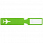Багажная бирка Devon, зеленая с логотипом  заказать по выгодной цене в кибермаркете AvroraStore