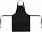 Хлопковый фартук Delight с карманом и регулируемыми завязками, черный с логотипом  заказать по выгодной цене в кибермаркете AvroraStore