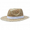 Шляпа Daydream, бежевая с белой лентой с логотипом  заказать по выгодной цене в кибермаркете AvroraStore