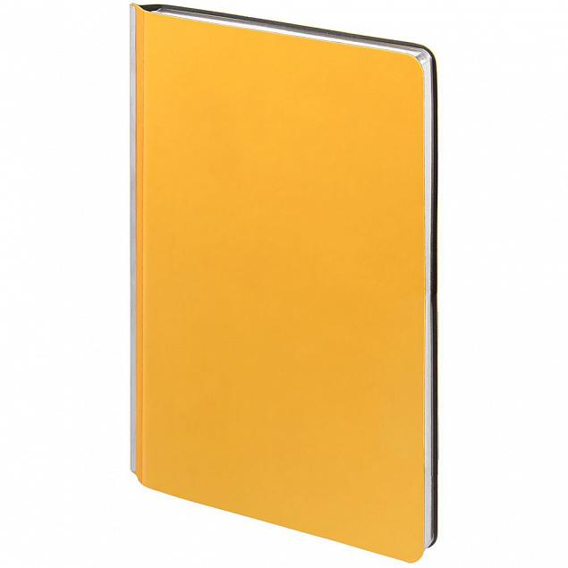 Ежедневник Aspect, недатированный, желтый с логотипом  заказать по выгодной цене в кибермаркете AvroraStore