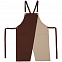 Фартук Picante, коричневый с бежевым с логотипом  заказать по выгодной цене в кибермаркете AvroraStore