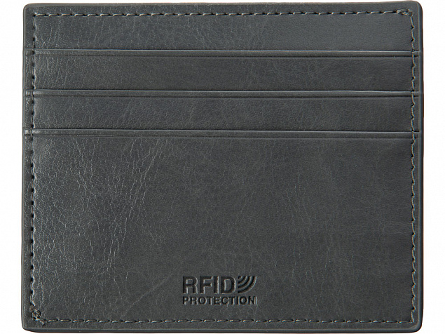 Картхолдер для 6 карт с RFID-защитой «Fabrizio» с логотипом  заказать по выгодной цене в кибермаркете AvroraStore