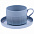 Чайная пара Pastello Moderno, голубая с логотипом  заказать по выгодной цене в кибермаркете AvroraStore