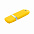 Флешка "Shape" с покрытием Софт Тач 16 Гб - Желтый KK с логотипом  заказать по выгодной цене в кибермаркете AvroraStore