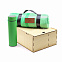 Подарочный набор Айзек, зеленый с логотипом  заказать по выгодной цене в кибермаркете AvroraStore