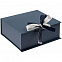 Коробка на лентах Tie Up, малая, синяя с логотипом  заказать по выгодной цене в кибермаркете AvroraStore