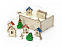 Елочная гирлянда с лампочками Новогодняя в деревянной подарочной коробке с логотипом  заказать по выгодной цене в кибермаркете AvroraStore