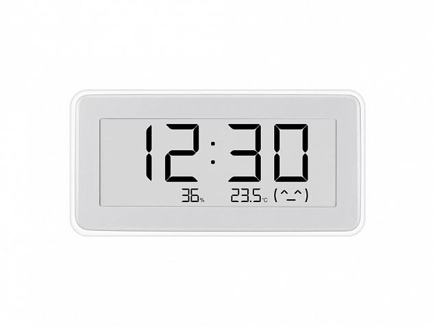 Часы термогигрометр «Xiaomi Temperature and Humidity Monitor Clock» с логотипом  заказать по выгодной цене в кибермаркете AvroraStore