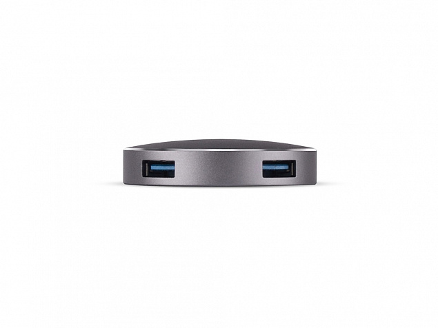Хаб USB Type-C Hub Metal с логотипом  заказать по выгодной цене в кибермаркете AvroraStore