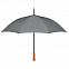 Зонт трость с деревянной ручкой с логотипом  заказать по выгодной цене в кибермаркете AvroraStore