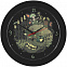 Часы настенные «Серенада», черные с логотипом  заказать по выгодной цене в кибермаркете AvroraStore