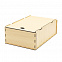 Коробка ламинированная деревянная 22,5 х 24,5 х 9,6 см с логотипом  заказать по выгодной цене в кибермаркете AvroraStore