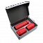 Набор Hot Box E2 софт-тач EDGE CO12s grey (красный) с логотипом  заказать по выгодной цене в кибермаркете AvroraStore