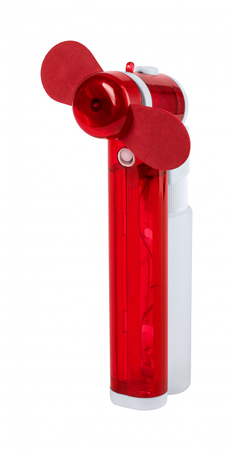Вентилятор ручной,красный с логотипом  заказать по выгодной цене в кибермаркете AvroraStore