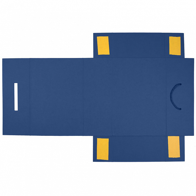Коробка Selfmade, синяя с логотипом  заказать по выгодной цене в кибермаркете AvroraStore