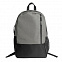Рюкзак PULL, серый/чёрный, 45 x 28 x 11 см, 100% полиэстер 300D+600D с логотипом  заказать по выгодной цене в кибермаркете AvroraStore
