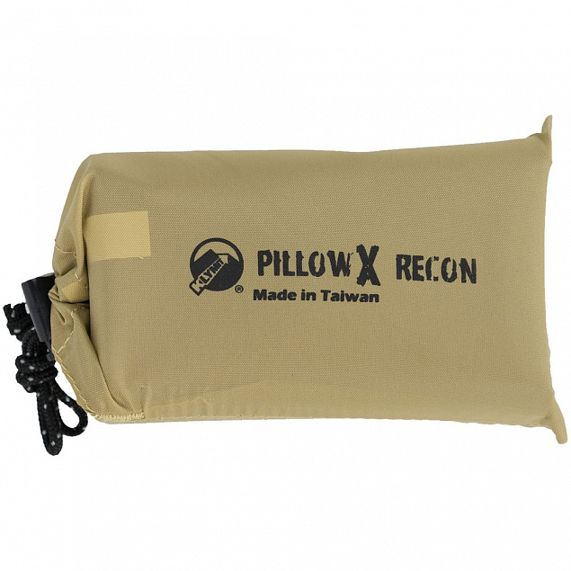 Надувная подушка Pillow X Recon, песочная с логотипом  заказать по выгодной цене в кибермаркете AvroraStore