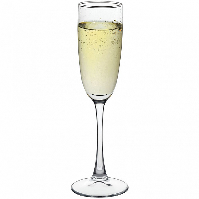 Бокал для шампанского «Энотека» с логотипом  заказать по выгодной цене в кибермаркете AvroraStore