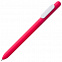Ручка шариковая Slider, розовая с белым с логотипом  заказать по выгодной цене в кибермаркете AvroraStore