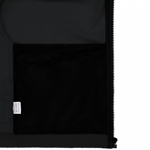 Жилет флисовый Manakin, черный с логотипом  заказать по выгодной цене в кибермаркете AvroraStore