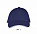 Бейсболка LONG BEACH,Черный/ярко синий  с логотипом  заказать по выгодной цене в кибермаркете AvroraStore