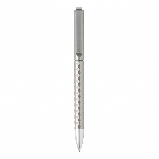 Ручка X3.1, серый с логотипом  заказать по выгодной цене в кибермаркете AvroraStore