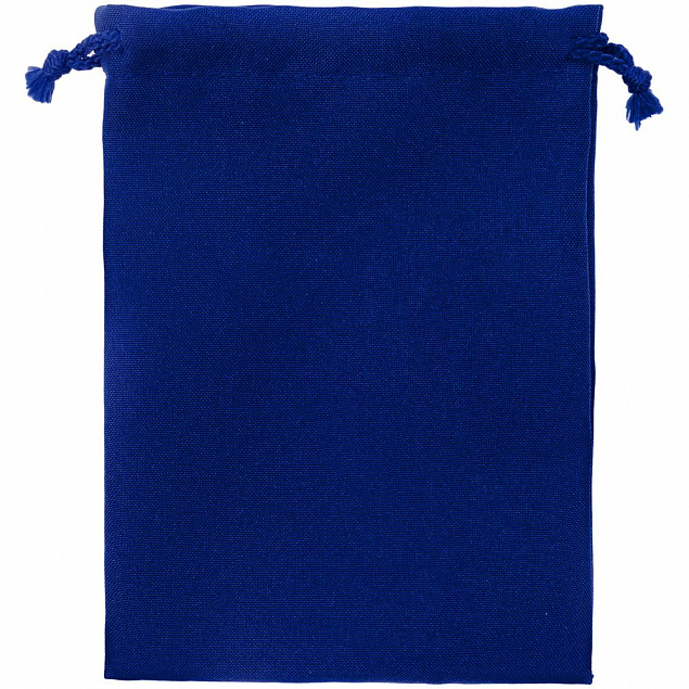 Холщовый мешок Chamber, синий с логотипом  заказать по выгодной цене в кибермаркете AvroraStore