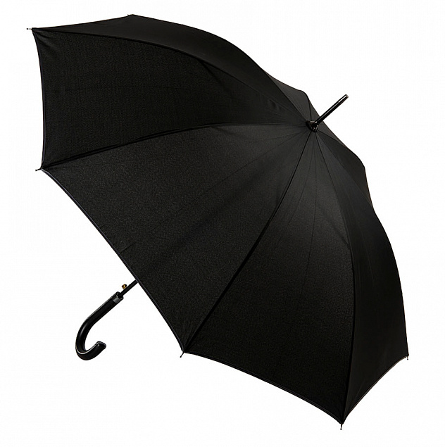 Зонт-трость OXFORD, ручка из искусственной кожи, полуавтомат с логотипом  заказать по выгодной цене в кибермаркете AvroraStore