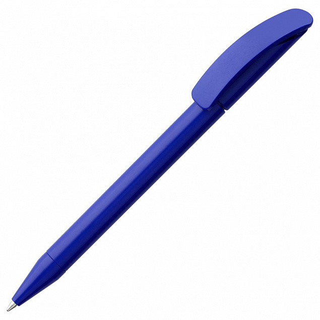Ручка шариковая Prodir DS3 TPP, синяя с логотипом  заказать по выгодной цене в кибермаркете AvroraStore
