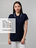 Рубашка поло женская Virma Stripes Lady, темно-синяя с логотипом  заказать по выгодной цене в кибермаркете AvroraStore