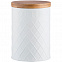 Емкость для хранения кофе Embossed, белая с логотипом  заказать по выгодной цене в кибермаркете AvroraStore