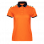 Рубашка поло StanContrastWomen Оранжевый с логотипом  заказать по выгодной цене в кибермаркете AvroraStore