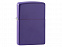 Зажигалка ZIPPO Classic с покрытием Purple Matte с логотипом  заказать по выгодной цене в кибермаркете AvroraStore