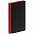 Ежедневник Nice Twice, недатированный, черный с красным с логотипом  заказать по выгодной цене в кибермаркете AvroraStore