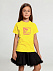 Футболка детская «Дойч», желтая с логотипом  заказать по выгодной цене в кибермаркете AvroraStore