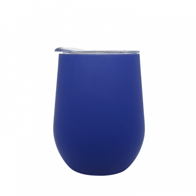 Кофер софт-тач CO12s (синий) с логотипом  заказать по выгодной цене в кибермаркете AvroraStore