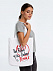Холщовая сумка The Future Of The Galaxy, белая с логотипом  заказать по выгодной цене в кибермаркете AvroraStore