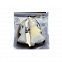 Ёлочная игрушка Ёлочка (белый с золотым ) с логотипом  заказать по выгодной цене в кибермаркете AvroraStore
