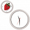 Часы настенные "ПРОМО" разборные ;  белый, D28,5 см; пластик с логотипом  заказать по выгодной цене в кибермаркете AvroraStore