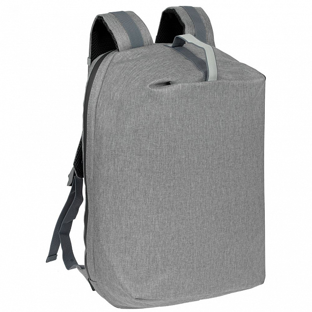 Рюкзак для ноутбука Burst Tweed, серый с логотипом  заказать по выгодной цене в кибермаркете AvroraStore