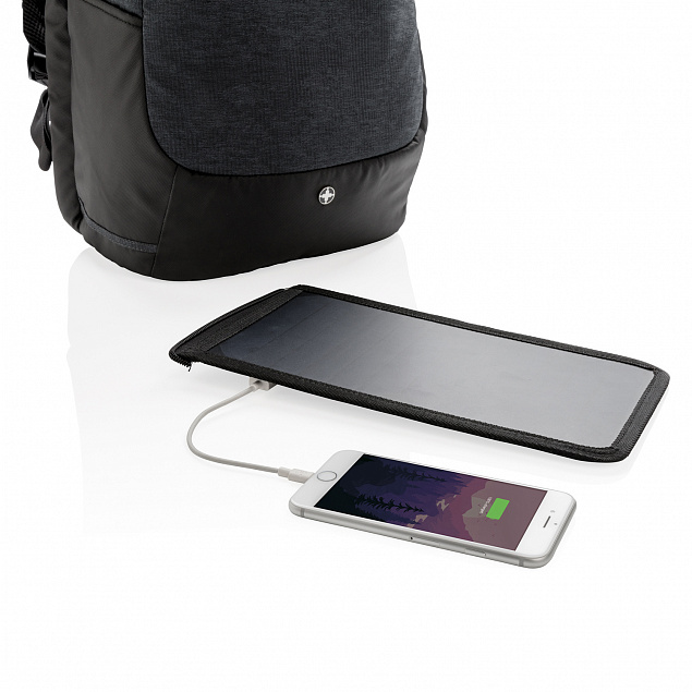 Рюкзак для ноутбука Swiss Peak на солнечных батареях с логотипом  заказать по выгодной цене в кибермаркете AvroraStore