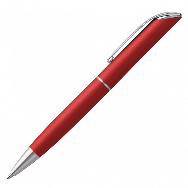 Ручка шариковая Glide, красная с логотипом  заказать по выгодной цене в кибермаркете AvroraStore