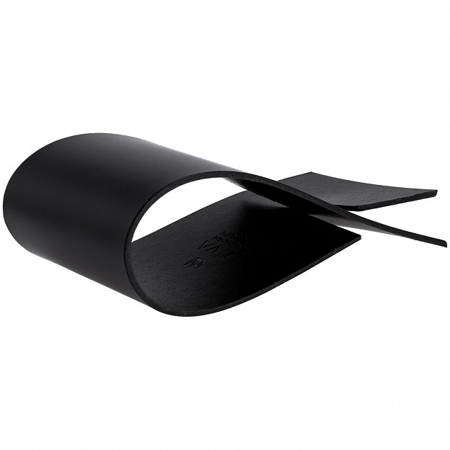 Кольцо для салфеток Satiness, черное с логотипом  заказать по выгодной цене в кибермаркете AvroraStore